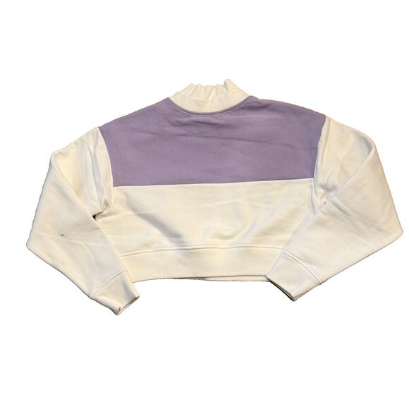 Eleven Venus Williams Collegiate Sweatshirt Womens Small Tennis Top White Purple - Picture 3 of 10